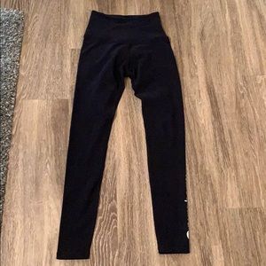 Beyond Yoga Pure Barre leggings in Black/Charcoal